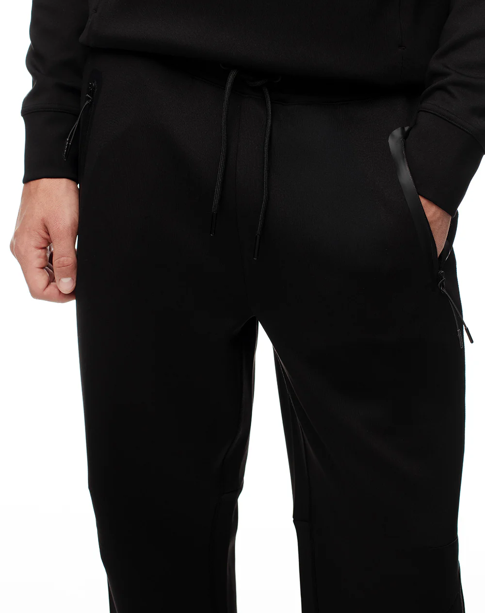 Pantalón relax secado rápido negro hombre - Image 3