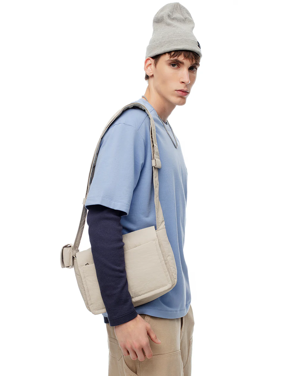 Bolso bandolera crudo hombre - Image 2
