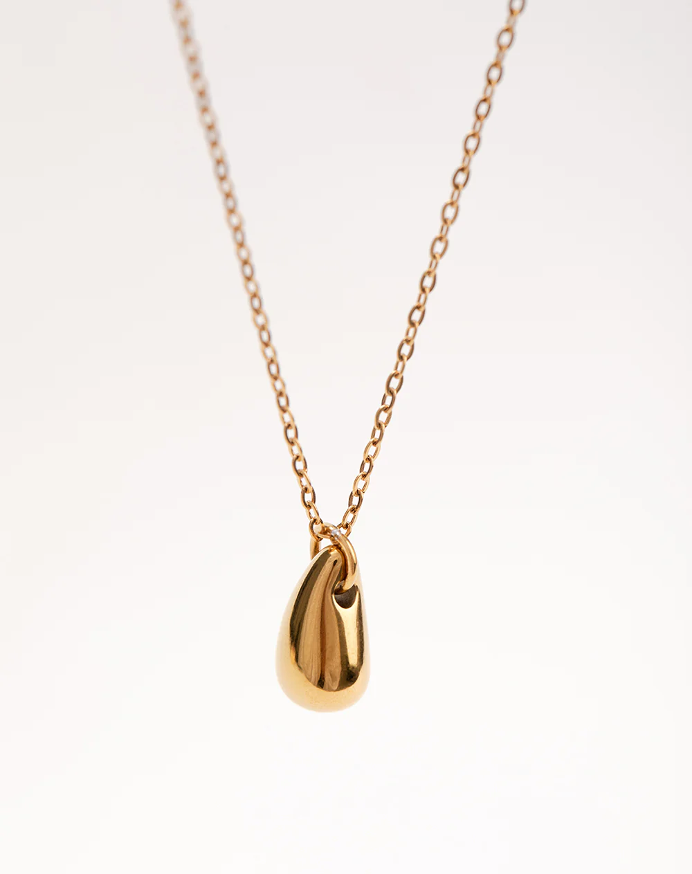 Collar dije gota dorado mujer - Image 4
