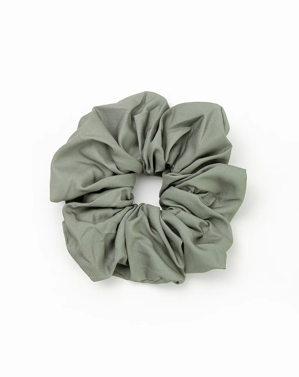 Scrunchie para el cabello verde mujer