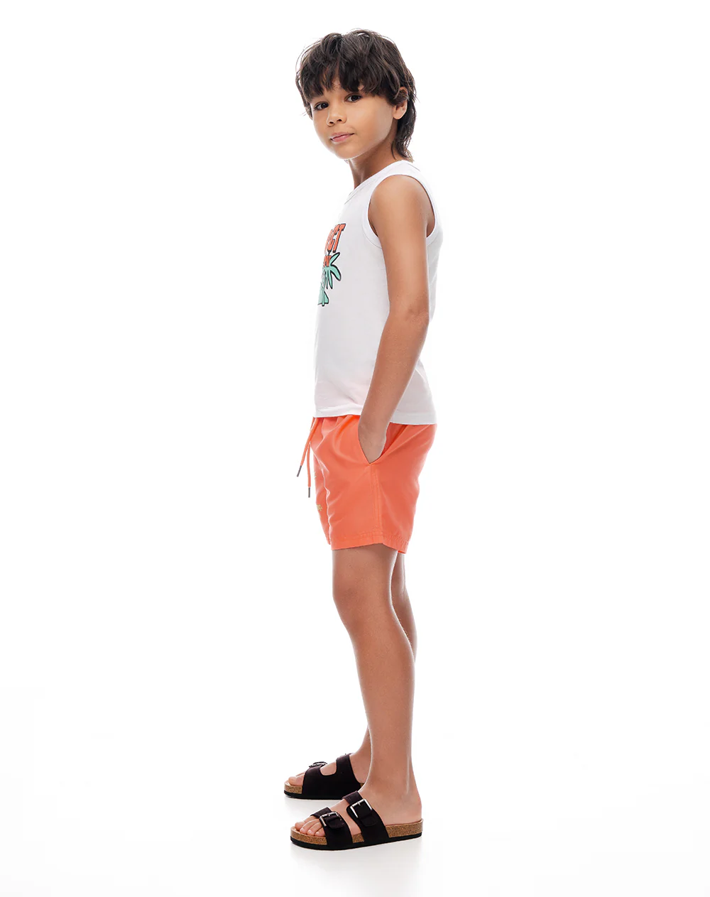 Short pantaloneta coral niño - Image 5