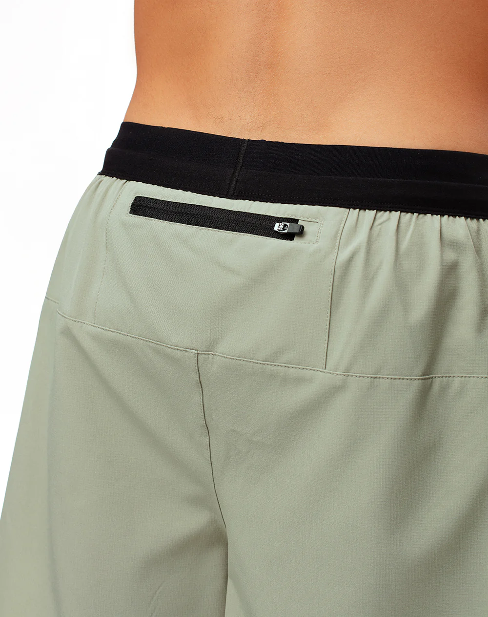 Pantaloneta deportiva verde bloques hombre - Image 6