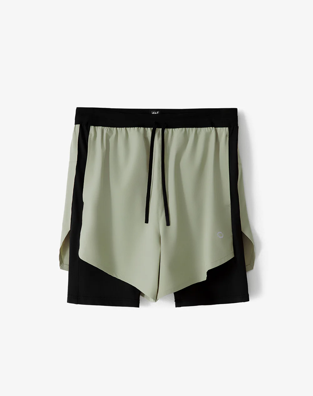 Pantaloneta deportiva verde bloques hombre - Image 7