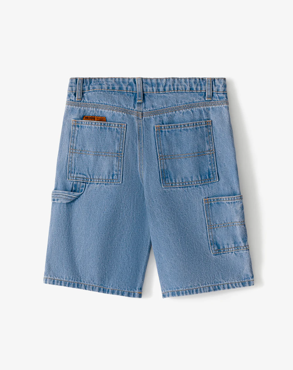 Bermuda denim regular algodón índigo medio niño - Image 9