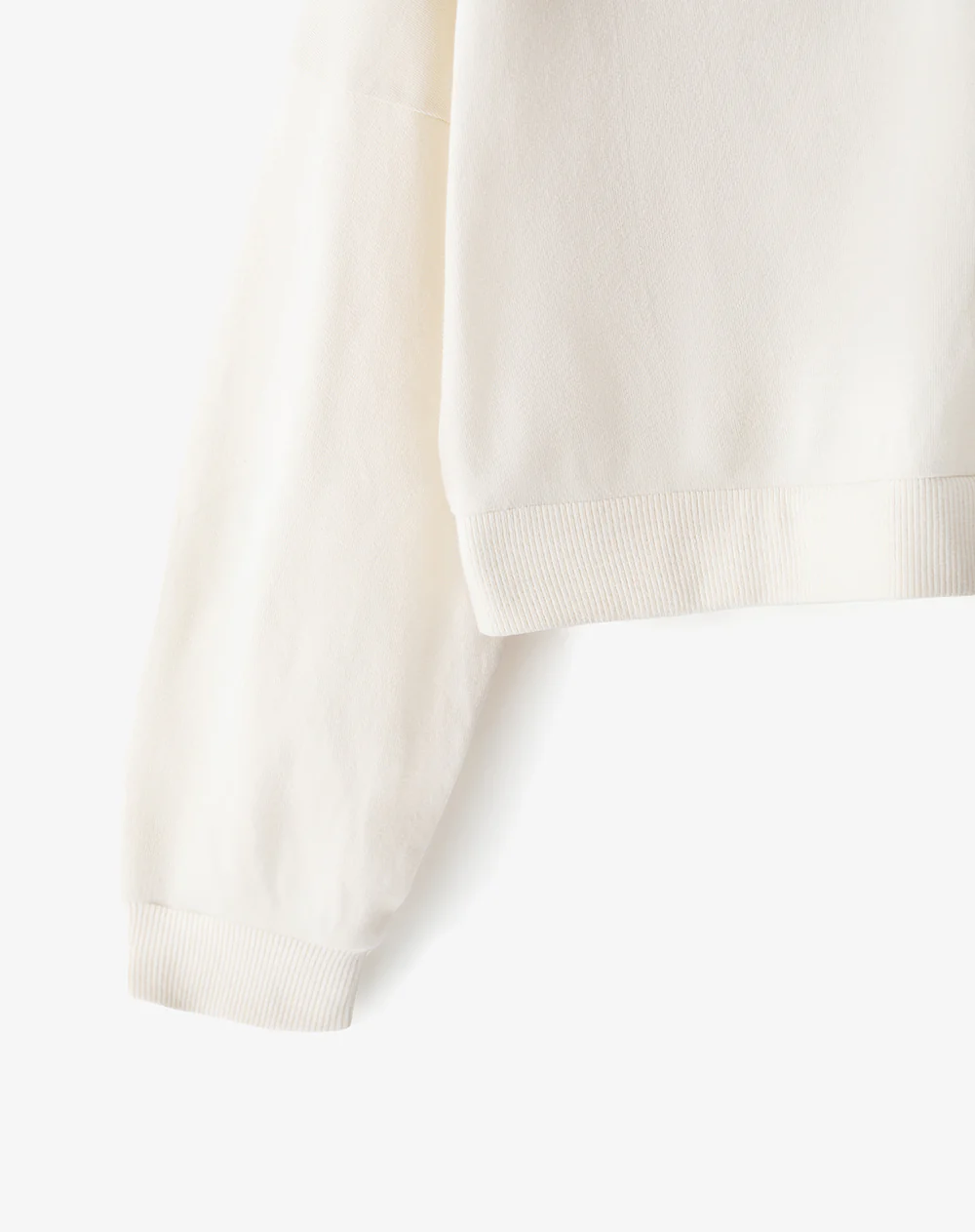 Buzo tipo polo regular crema niña - Image 7