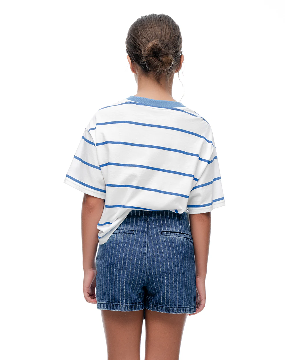 Falda corto tiro medio índigo niña - Image 2