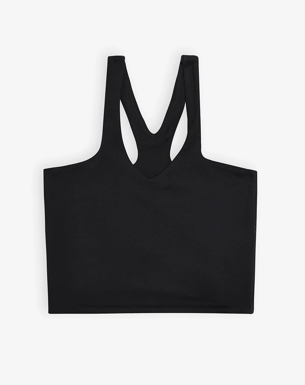Crop top deportivo secado rápido uso 2 en 1 negra mujer - Image 8