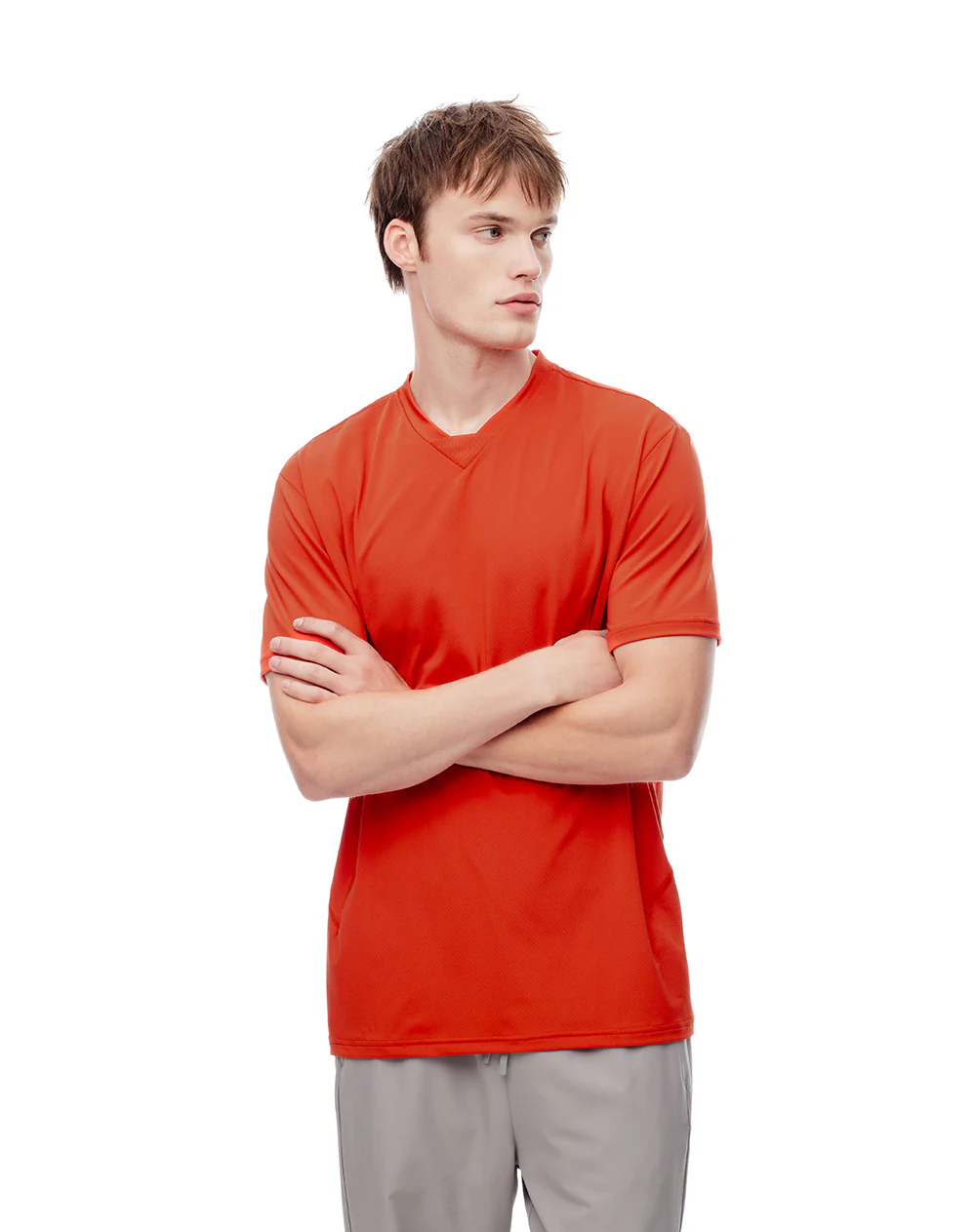 Camiseta ted manga corta naranja hombre - Image 5