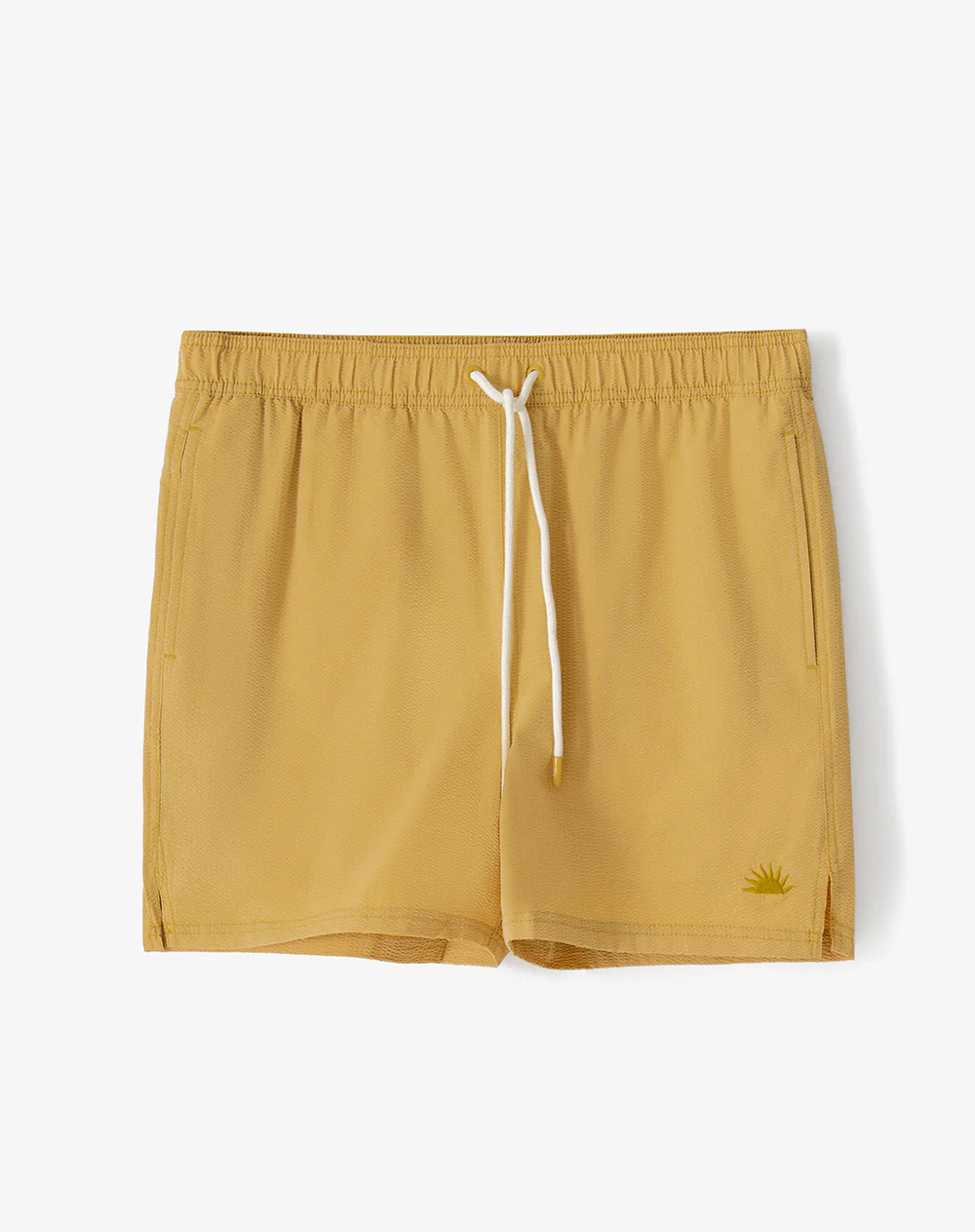 Pantaloneta de baño regular amarillo hombre - Image 7