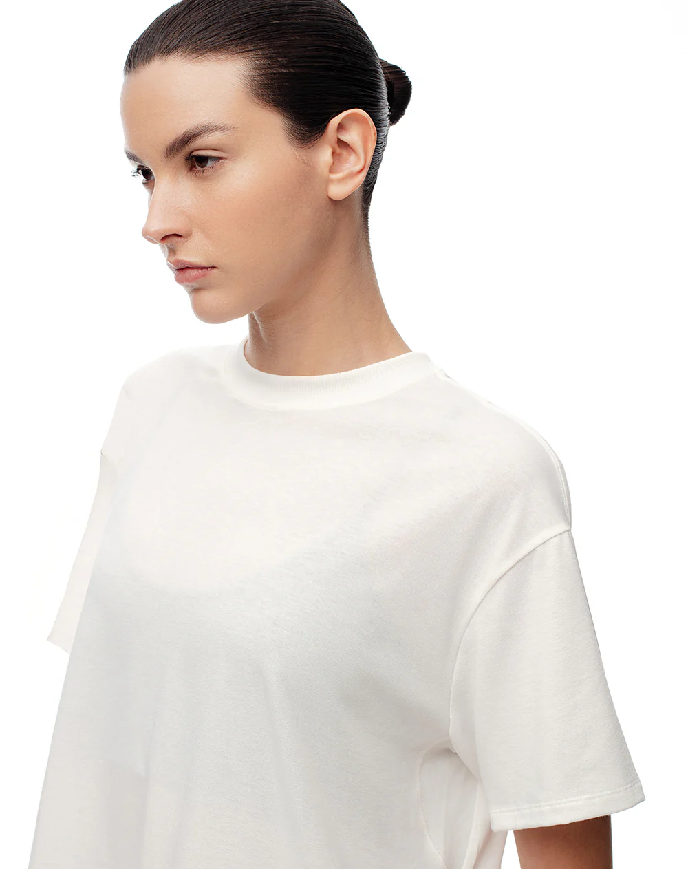 Camiseta holgada cruda mujer - Image 3