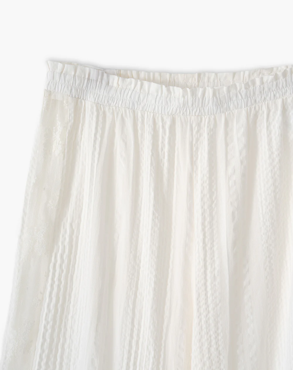 Pantalón de pijama texturizado blanco mujer - Image 7