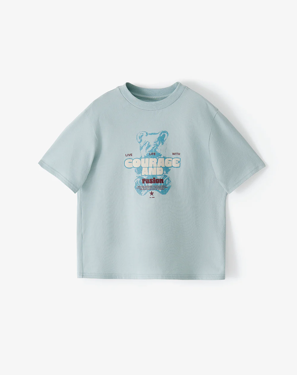 Camiseta + biker algodón azul niña - Image 7