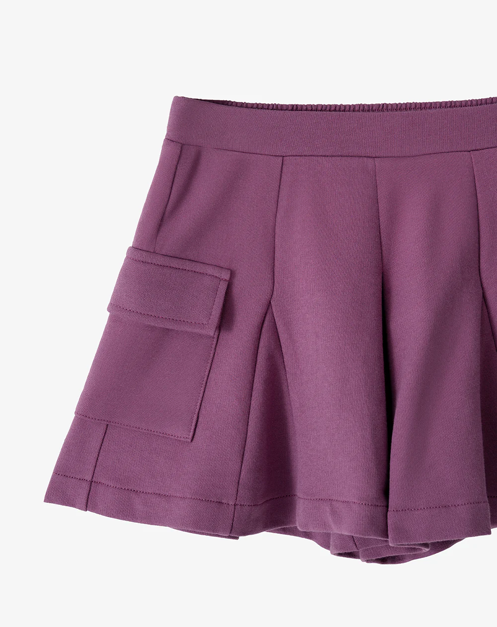 Short tiro alto morado niña - Image 7