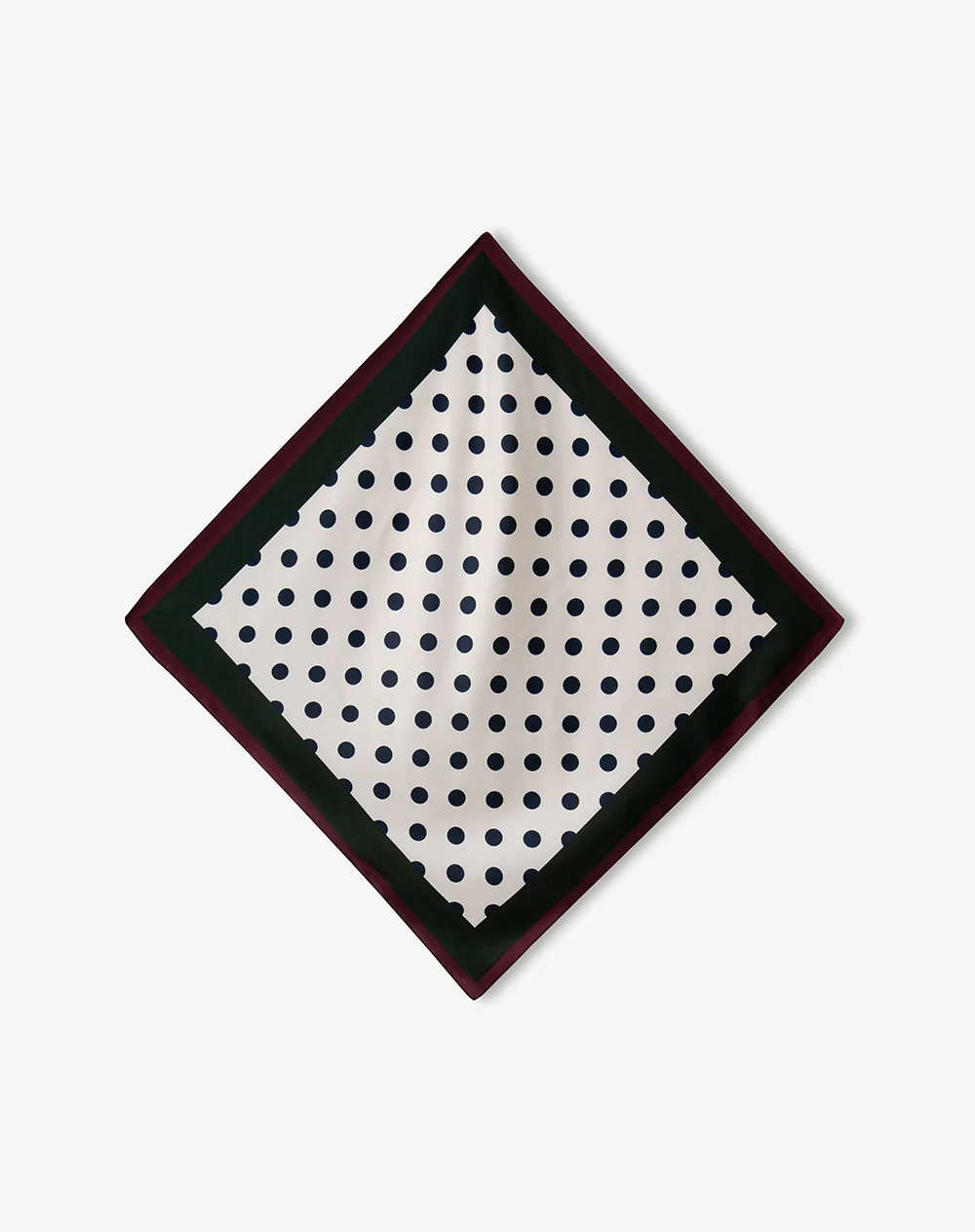 Pañuelo satín estampado puntos mujer - Image 3