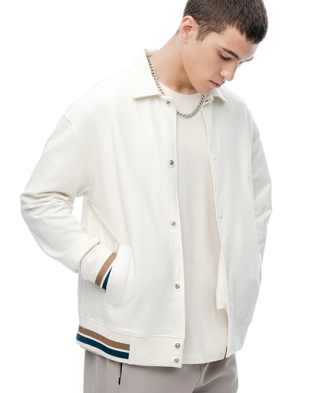 Chaqueta regular vainilla hombre - Image 5