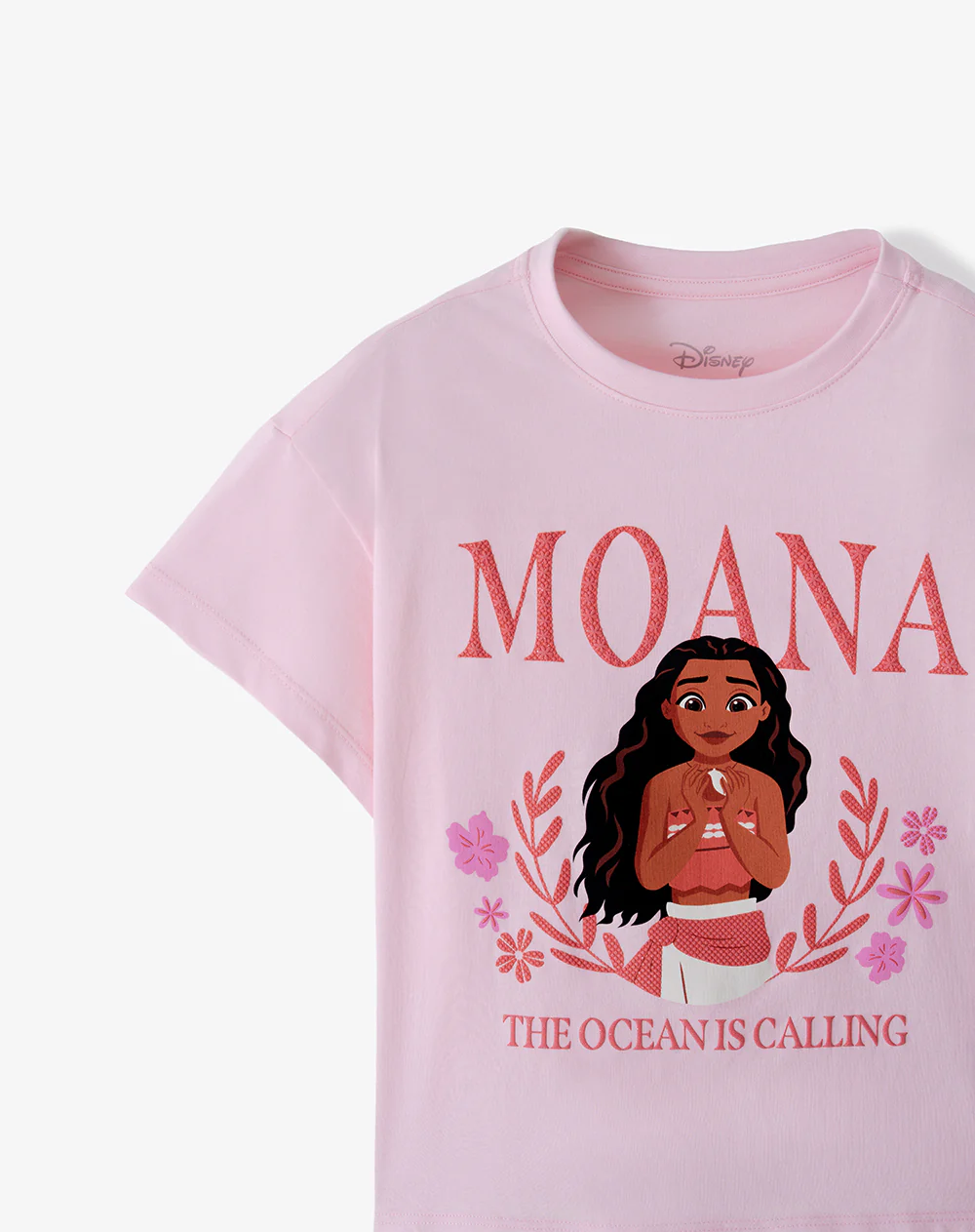 Camiseta regular Moana rosada niña - Image 6