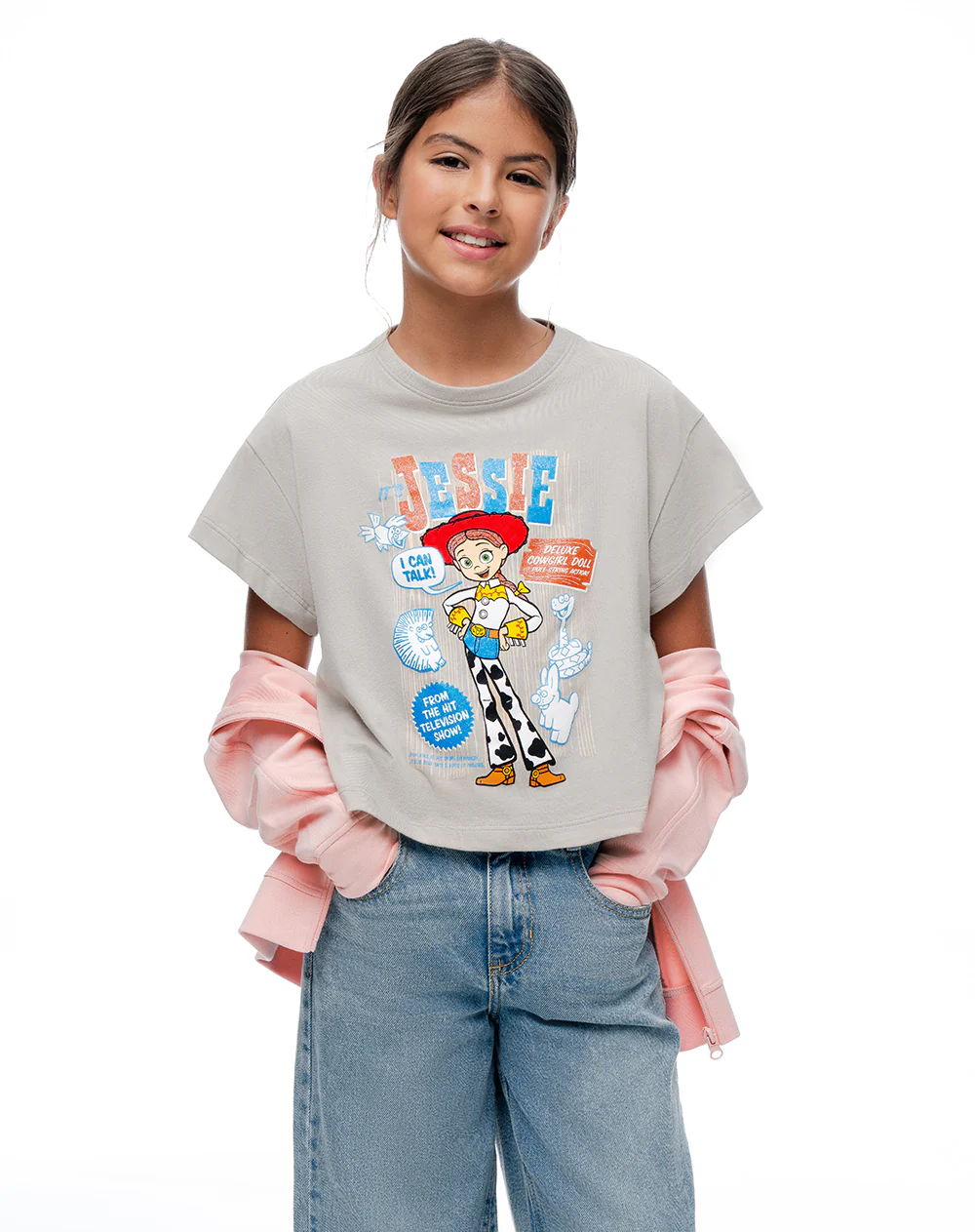 Camiseta regular Toy Story 5 manga corta arena niña