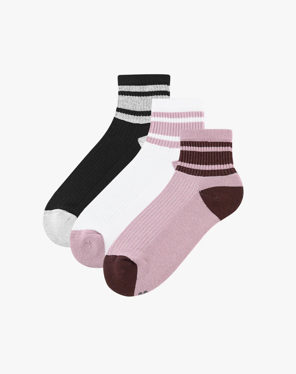 3 pares de medias cortas surtido mujer
