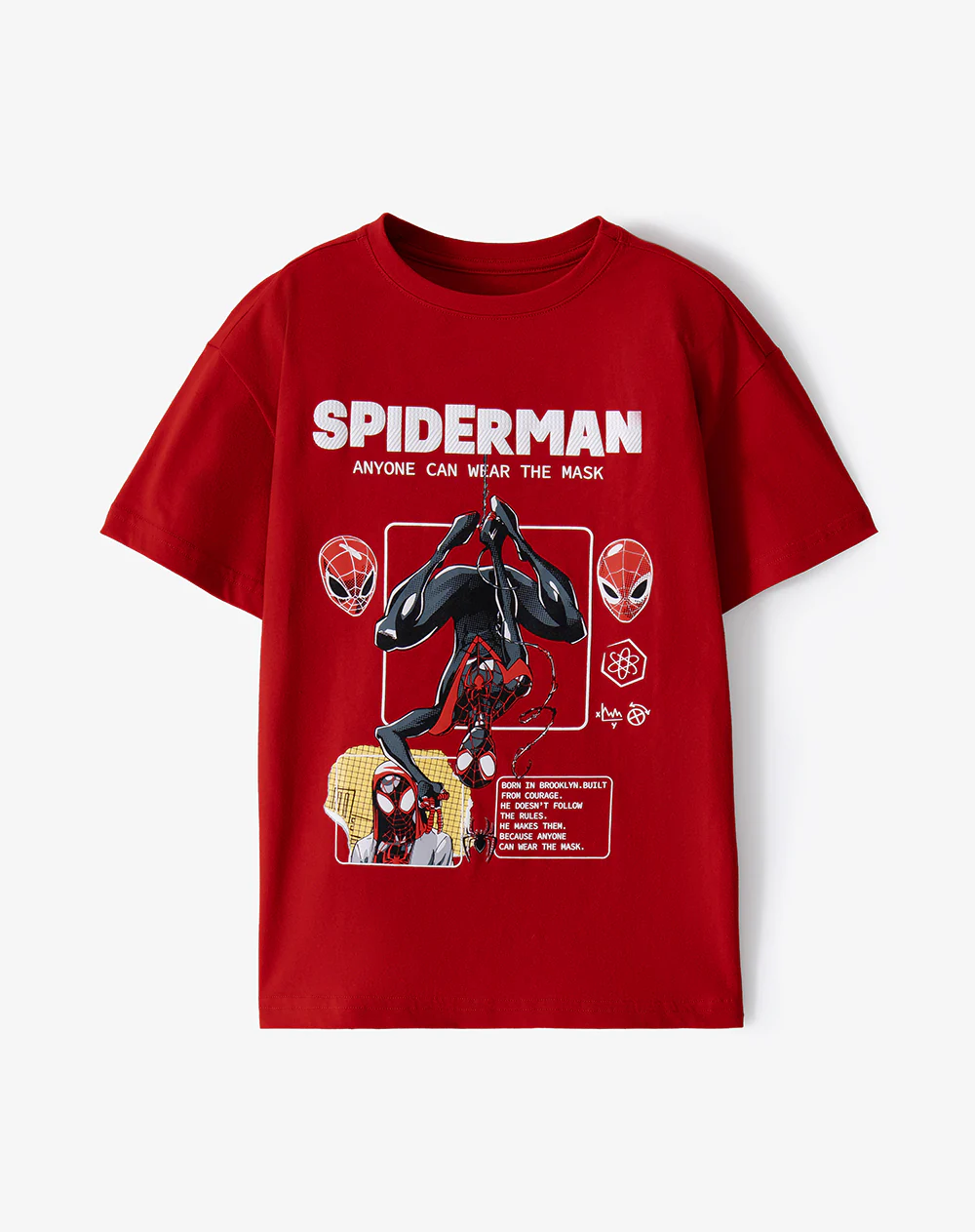 Camiseta regular Spiderman roja niño - Image 5