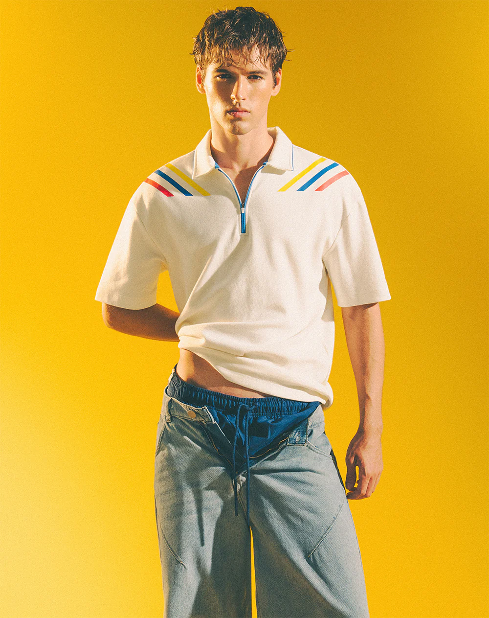 Camiseta Colombia tipo polo unisex hombre - Image 4