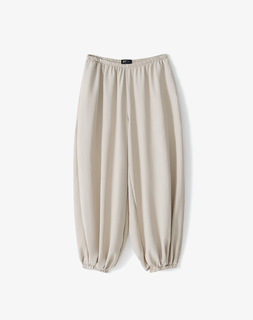 Pantalón balloon tiro medio arena mujer - Image 7