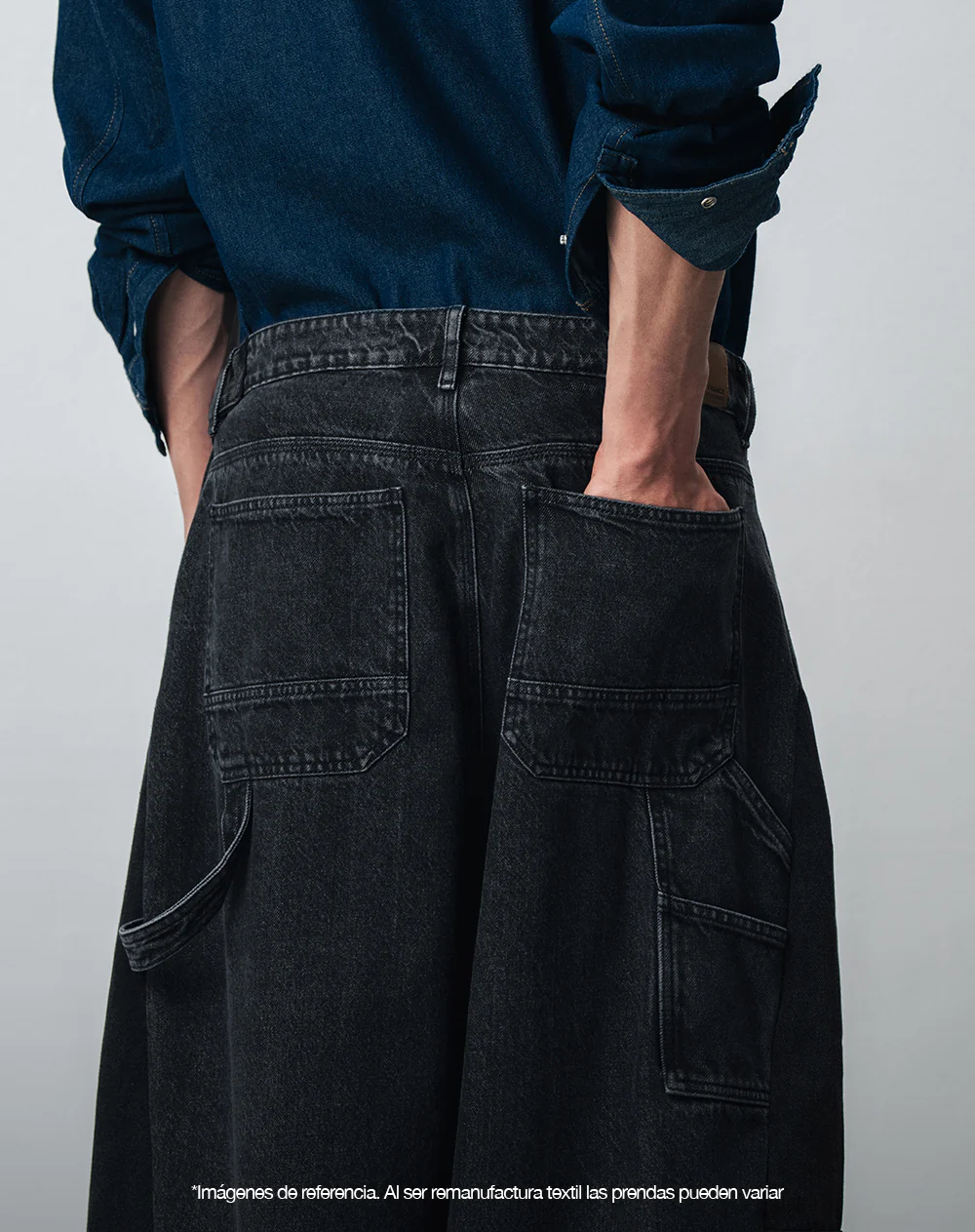 Jean wide leg remanufacturado Gef x Alejandro Crocker mujer - Image 5