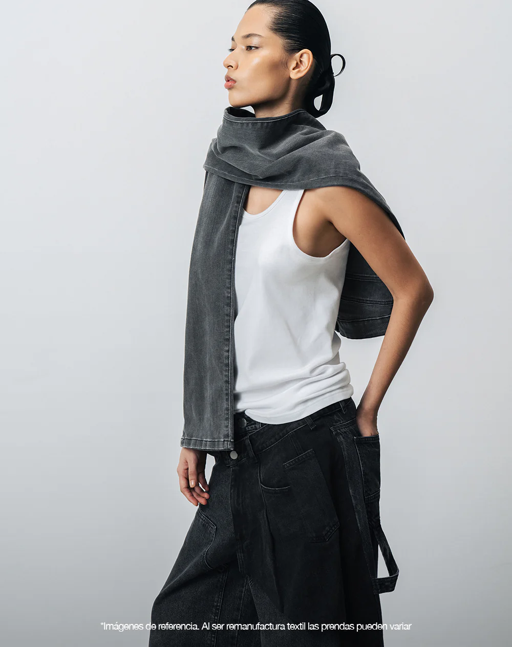 Jean wide leg remanufacturado Gef x Alejandro Crocker mujer - Image 7