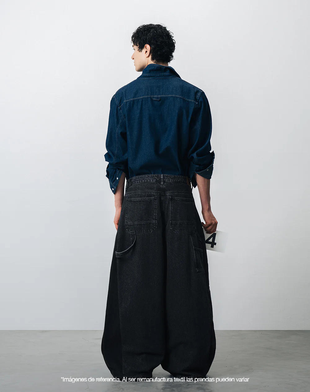 Jean wide leg remanufacturado Gef x Alejandro Crocker mujer - Image 9