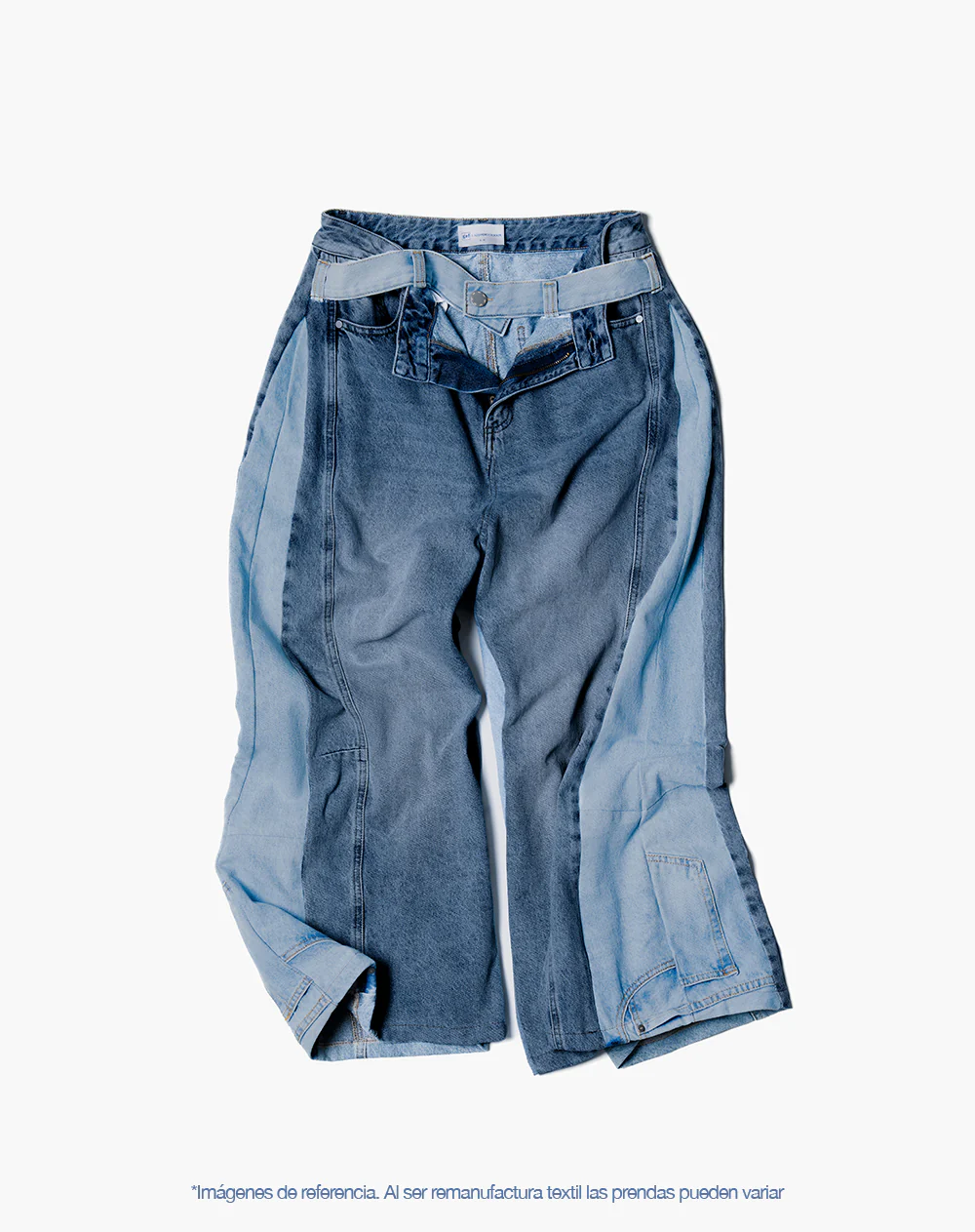 Jean wide leg remanufacturado Gef x Alejandro Crocker mujer - Image 9