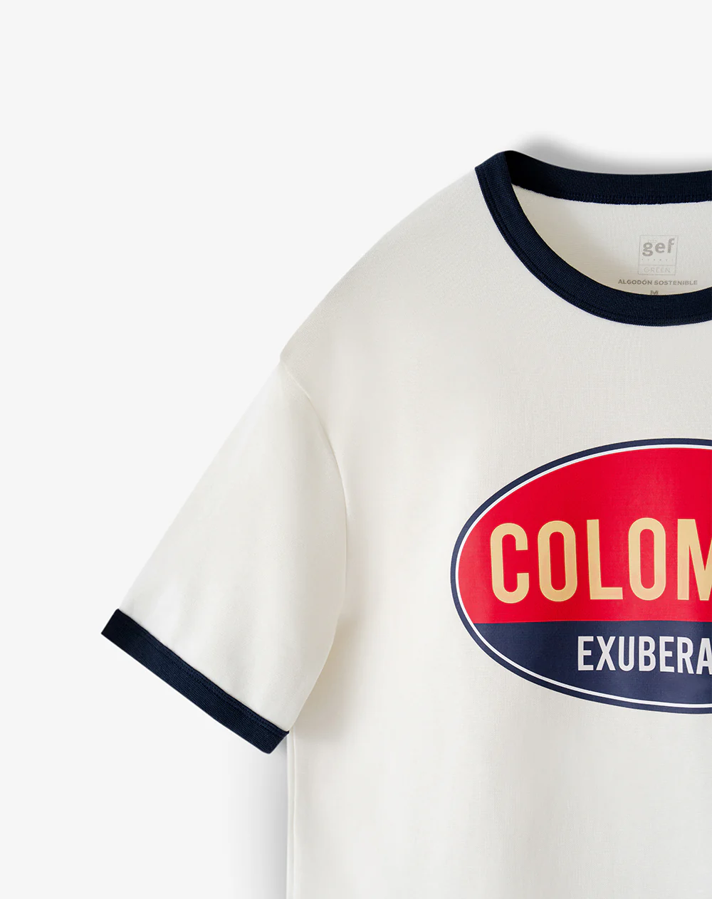 Camiseta Colombia exuberante blanca unisex hombre - Image 10