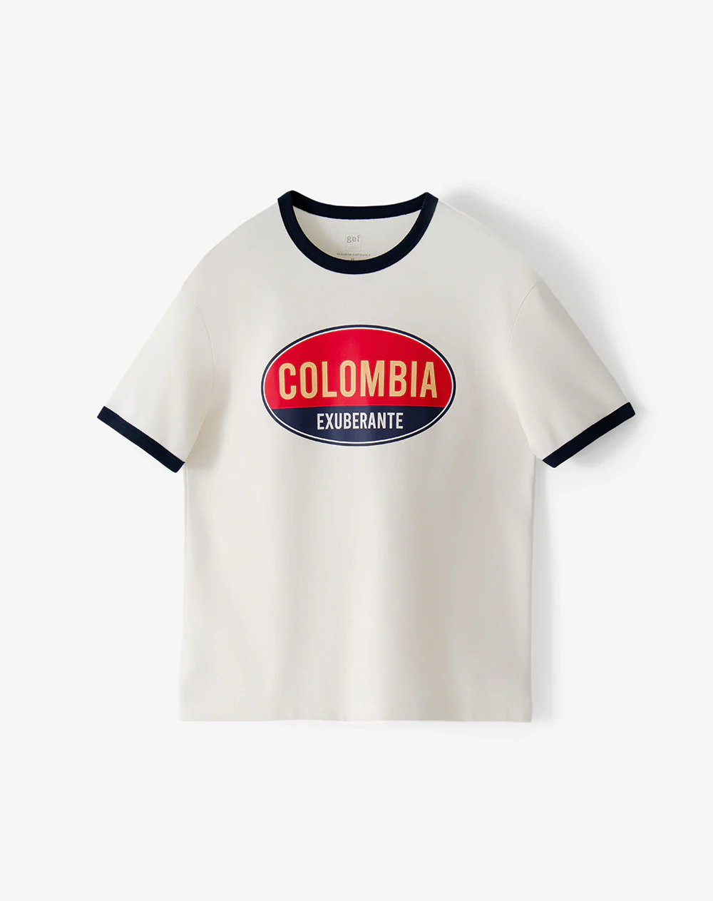 Camiseta Colombia exuberante blanca unisex hombre - Image 8
