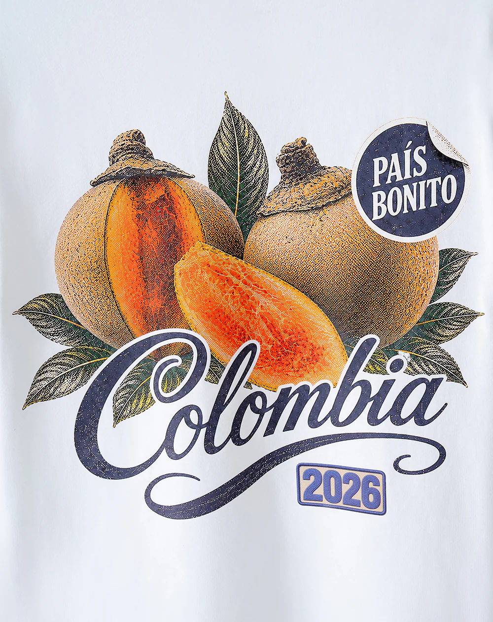 Camiseta Colombia país bonito blanca unisex hombre - Image 9